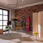 ENCHANTED TIGER Panel decorativo de tabla de surf