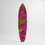ENCHANTED TIGER Panel decorativo de tabla de surf