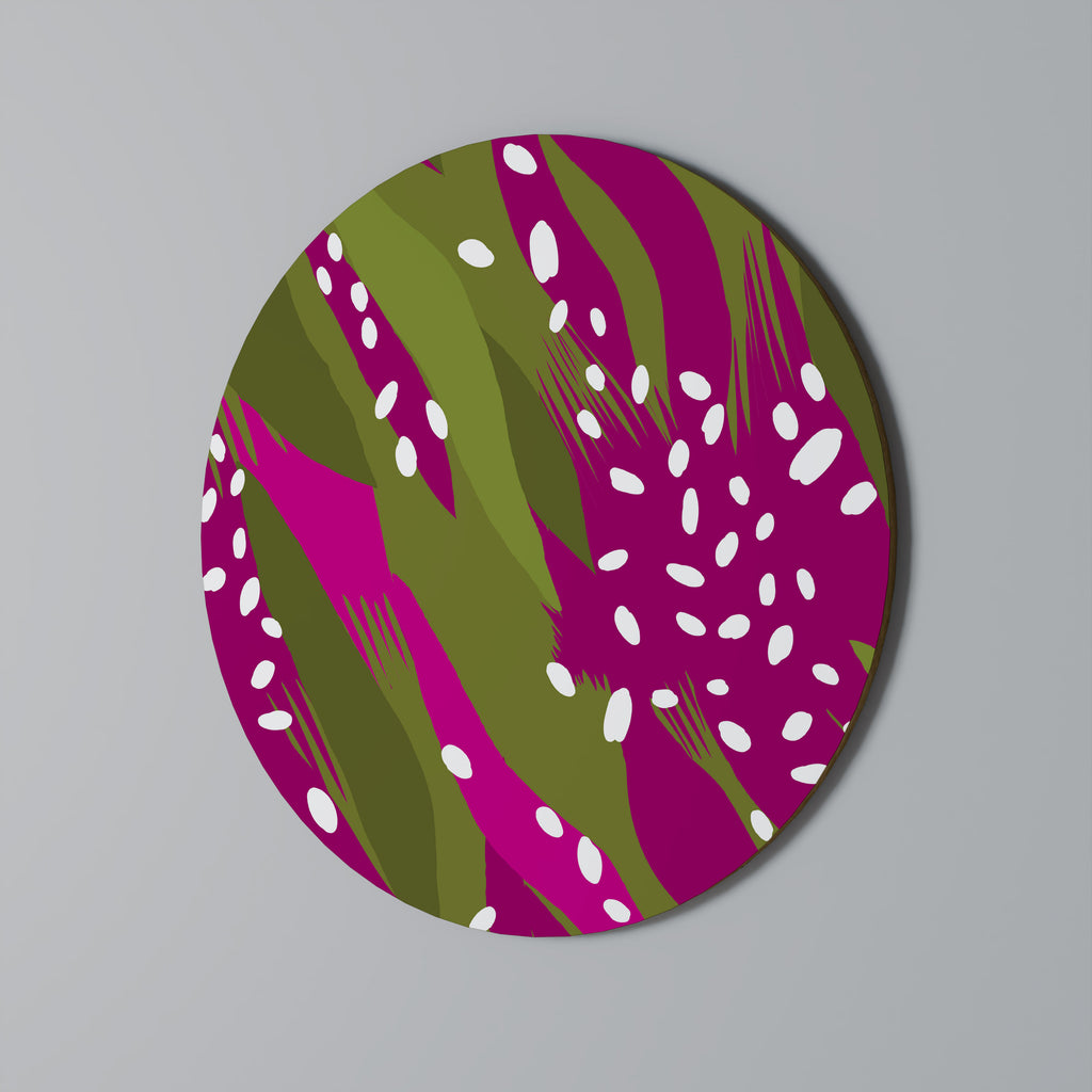 ENCHANTED TIGER Round Wall Art