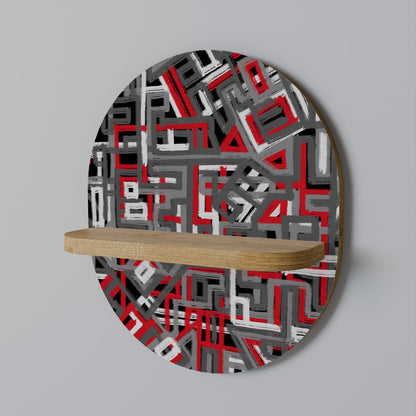 BROKEN LINES Art Shelf
