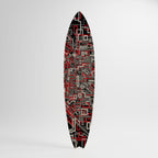 BROKEN LINES Panel decorativo de tabla de surf