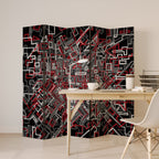 BROKEN LINES Biombo Decorativo de 5 Paneles