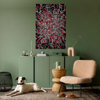 BROKEN LINES Póster Vertical Adhesivo