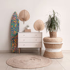 MEMORIES MAP Panel decorativo de tabla de surf