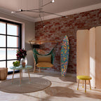 MEMORIES MAP Panel decorativo de tabla de surf