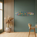MEMORIES MAP Panel decorativo de tabla de surf