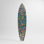 MEMORIES MAP Panel decorativo de tabla de surf