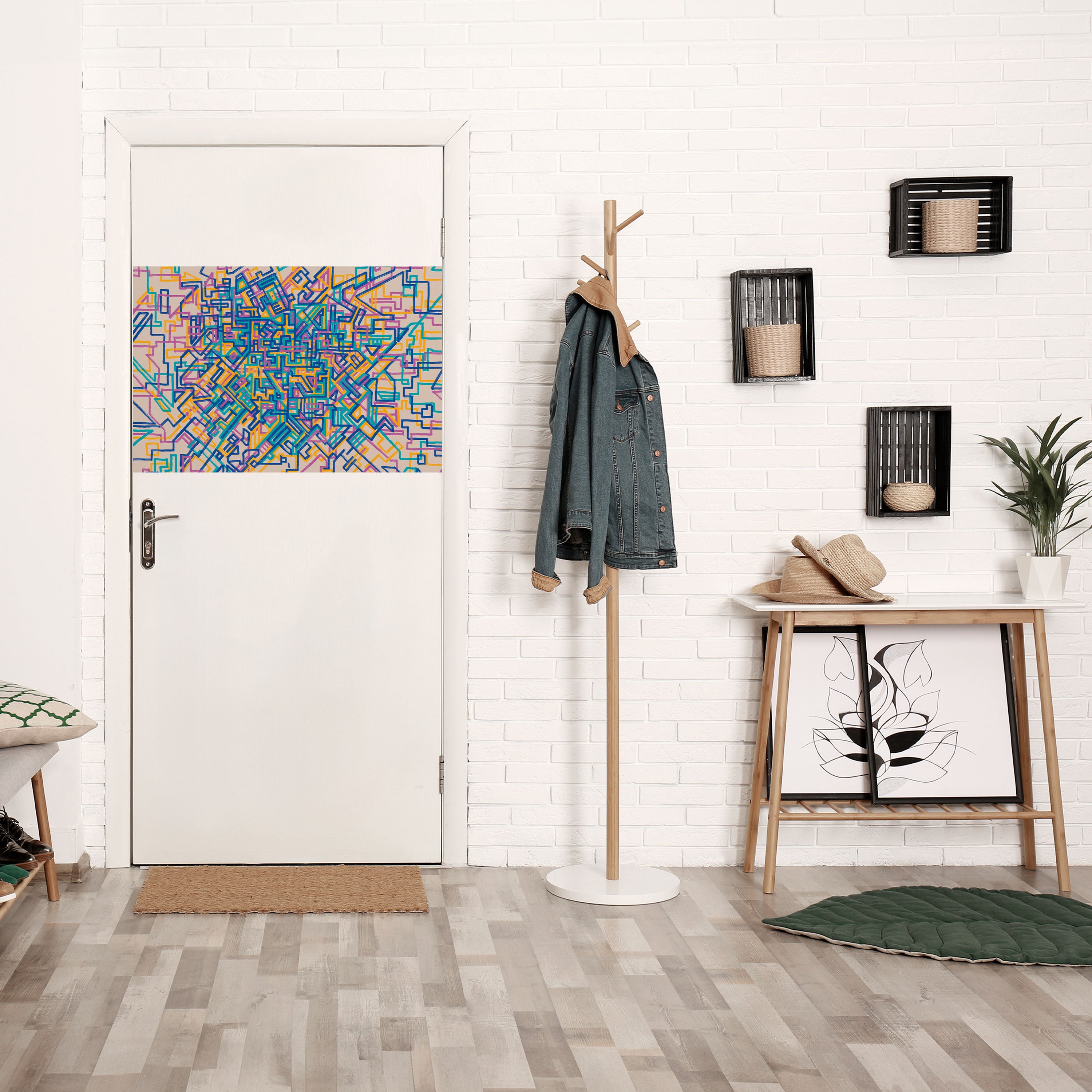 Póster horizontal autoadhesivo MAPA DE RECUERDOS