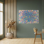 MEMORIES MAP Póster Horizontal Adhesivo