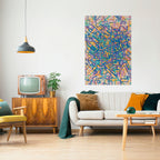 MEMORIES MAP Peel and Stick Vertical Poster