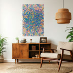 MEMORIES MAP Peel and Stick Vertical Poster