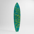 NOSTALGIC MEMORIES Panel decorativo de tabla de surf