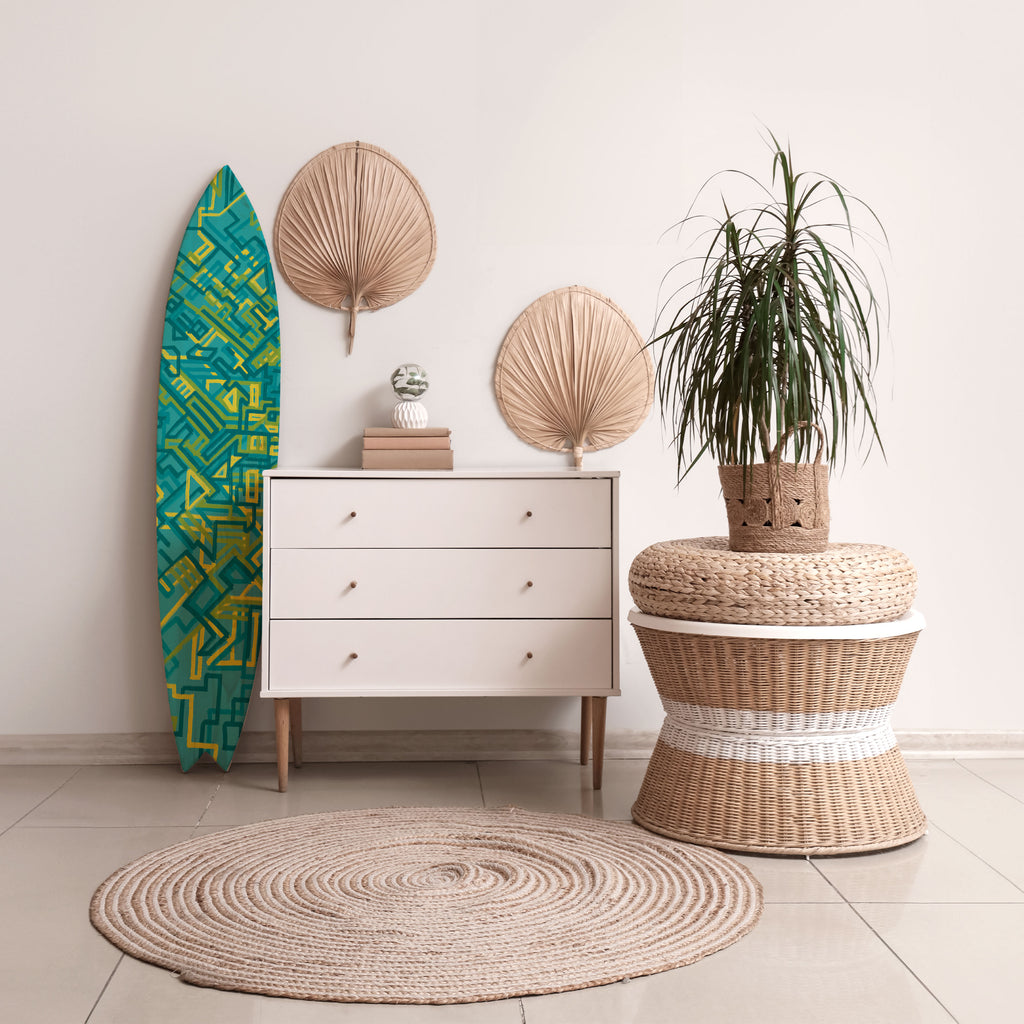 NOSTALGIC MEMORIES Panel decorativo de tabla de surf