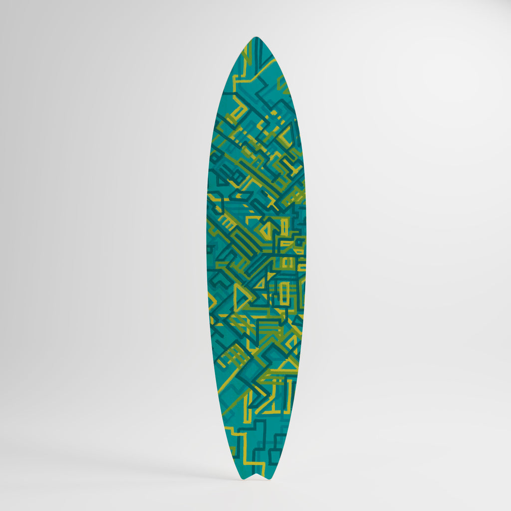 NOSTALGIC MEMORIES Panel decorativo de tabla de surf