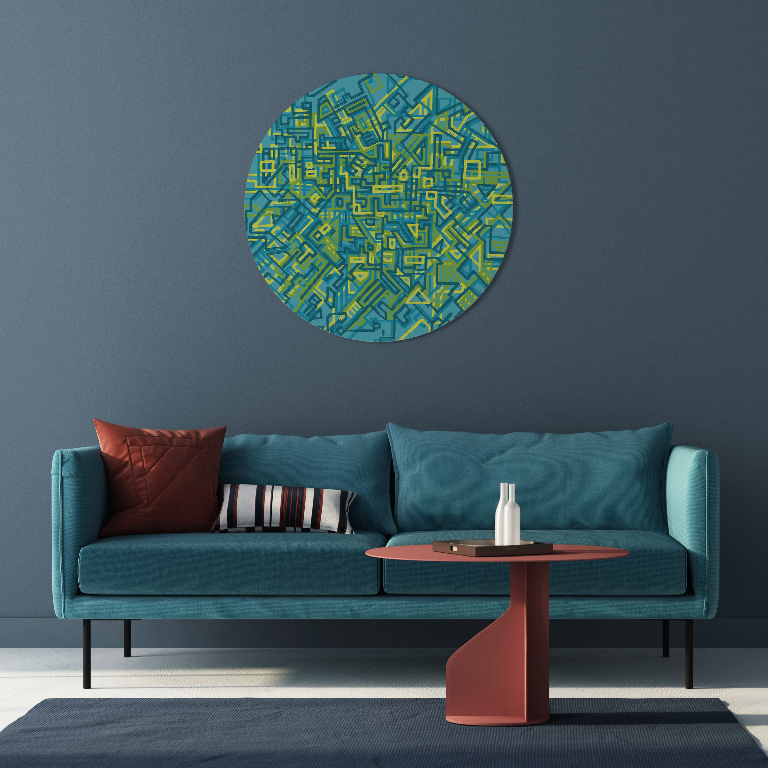 NOSTALGIC MEMORIES Round Wall Art