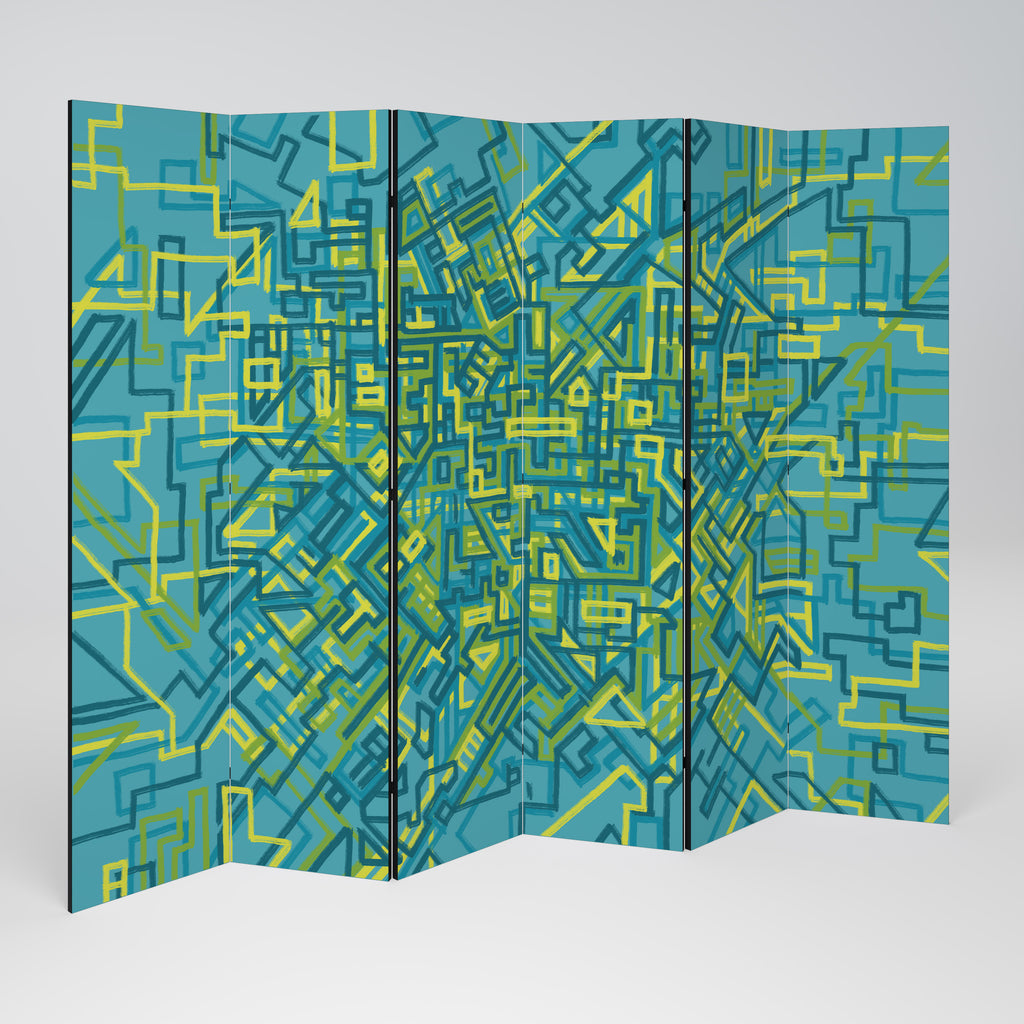 NOSTALGIC MEMORIES Biombo de 6 paneles