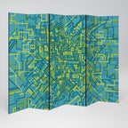 NOSTALGIC MEMORIES Decorative 6-Panel Room Divider