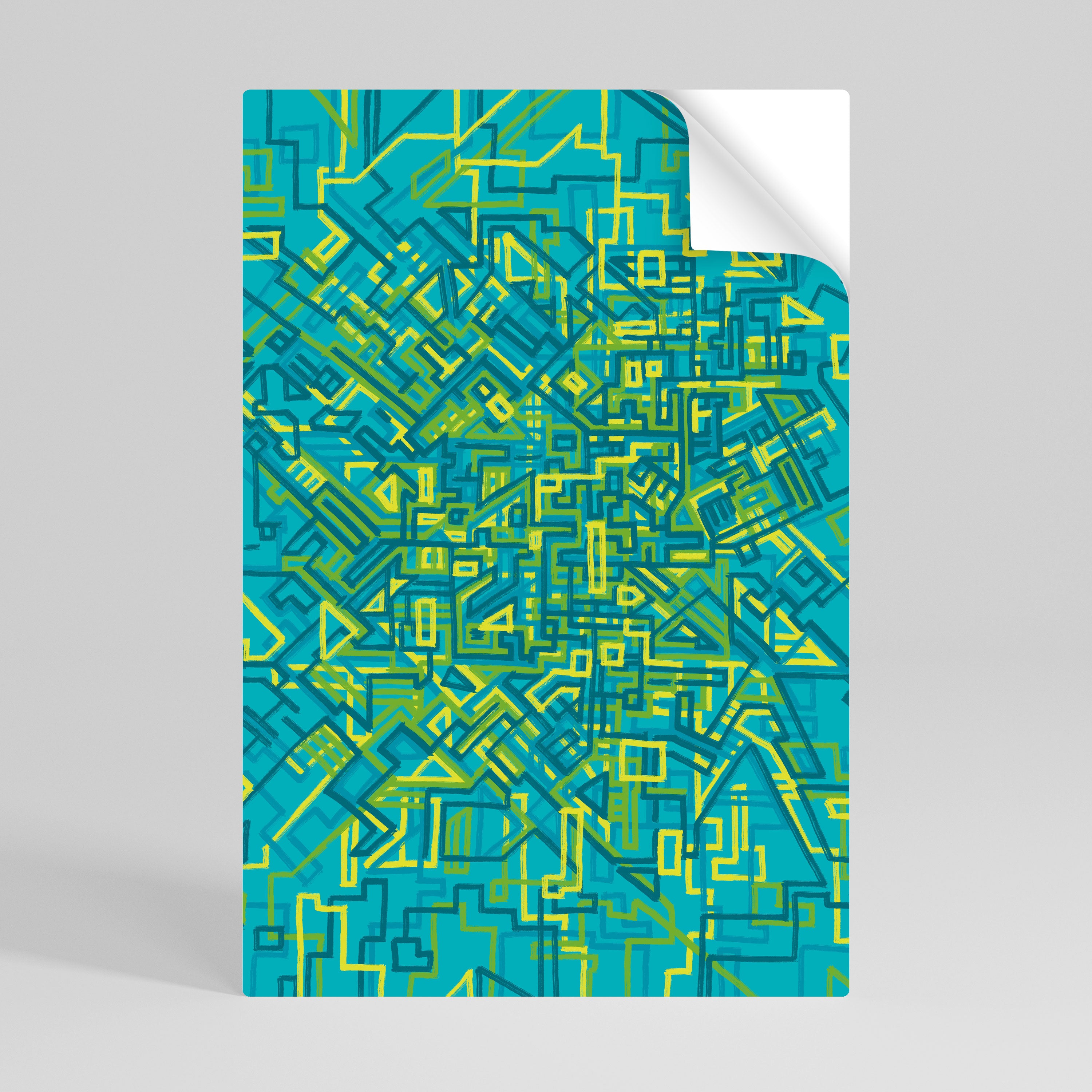 NOSTALGIC MEMORIES Póster adhesivo vertical