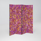 LOVELY MEMORIES Biombo Decorativo de 4 Paneles