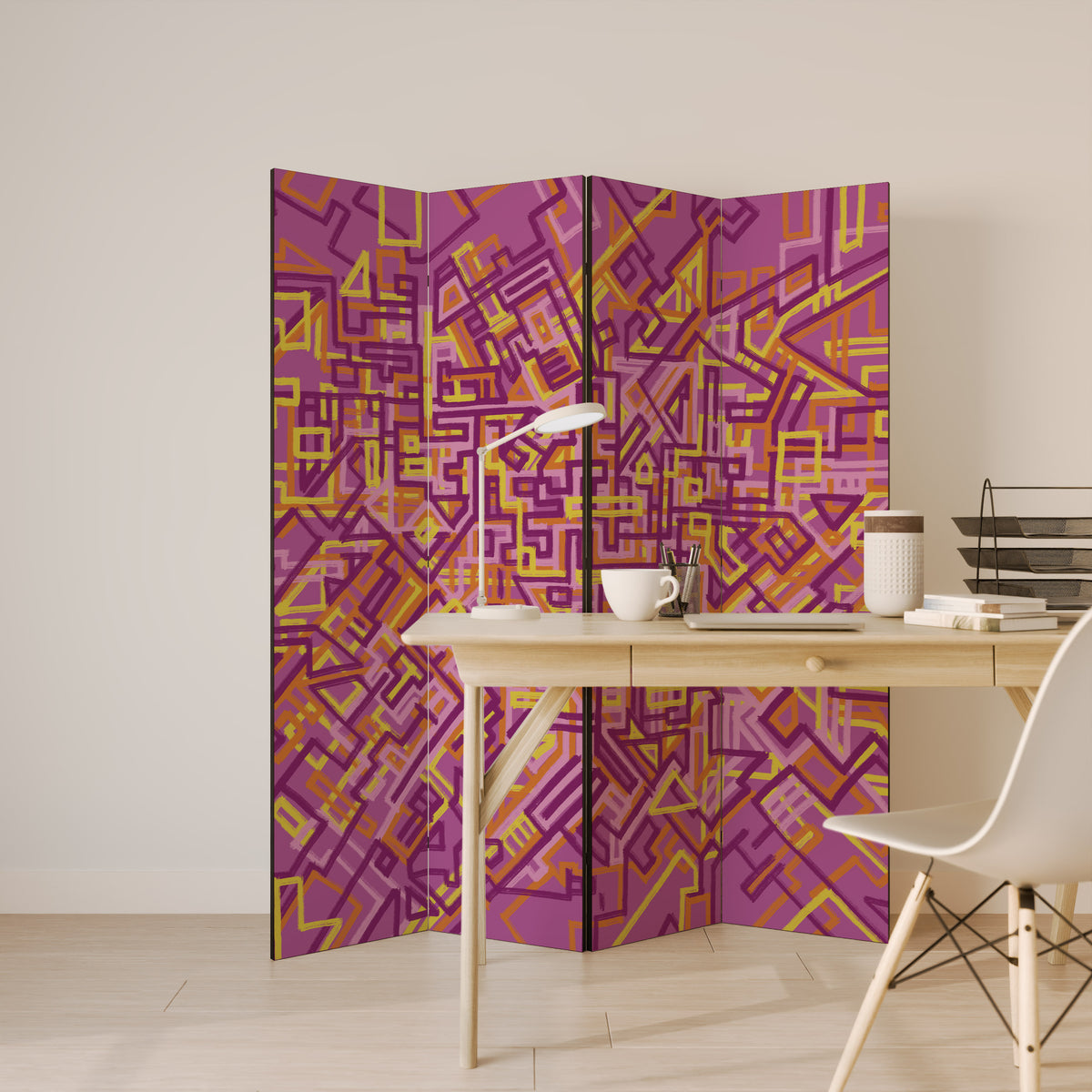 LOVELY MEMORIES 4-Panel Room Divider