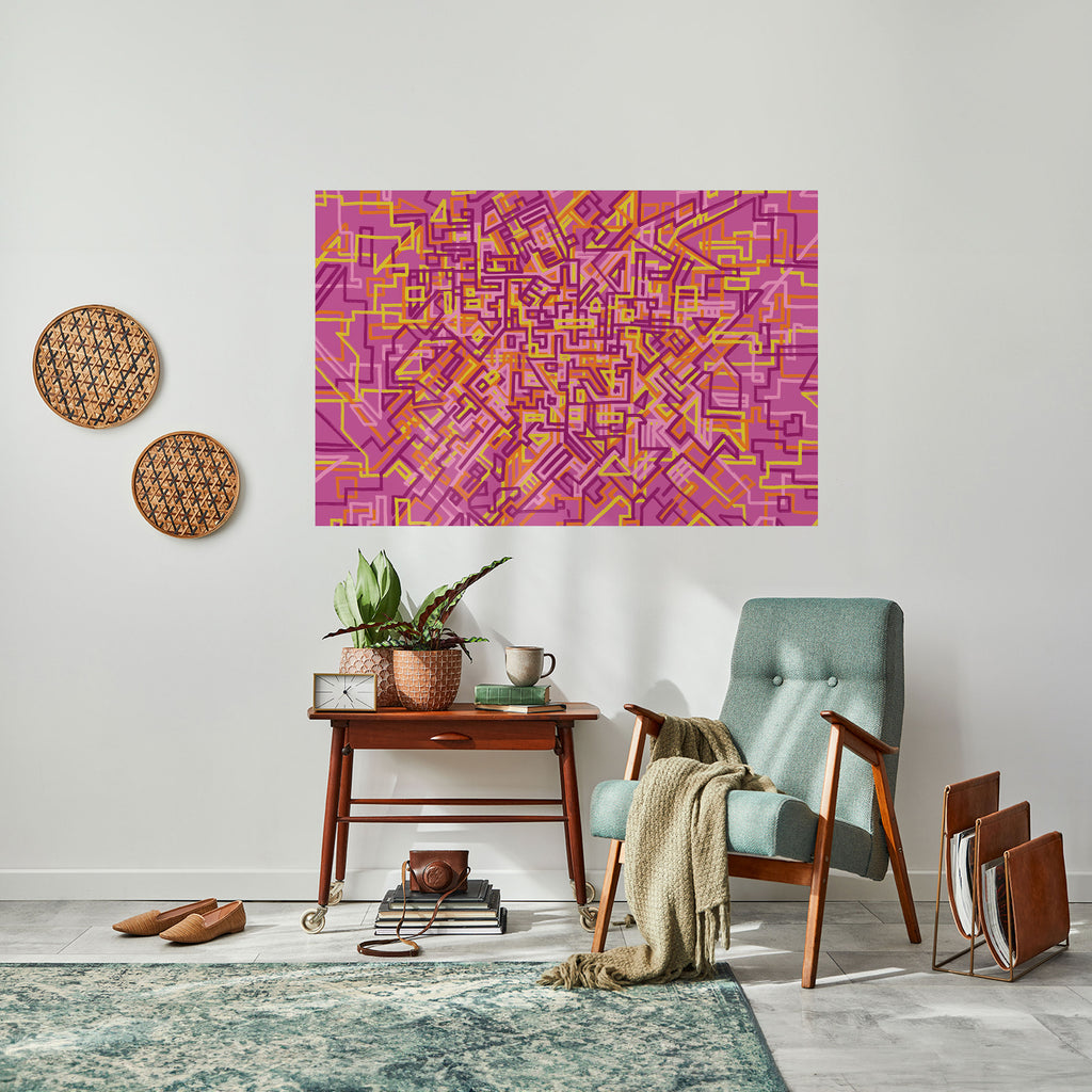 Póster horizontal autoadhesivo LOVELY MEMORIES