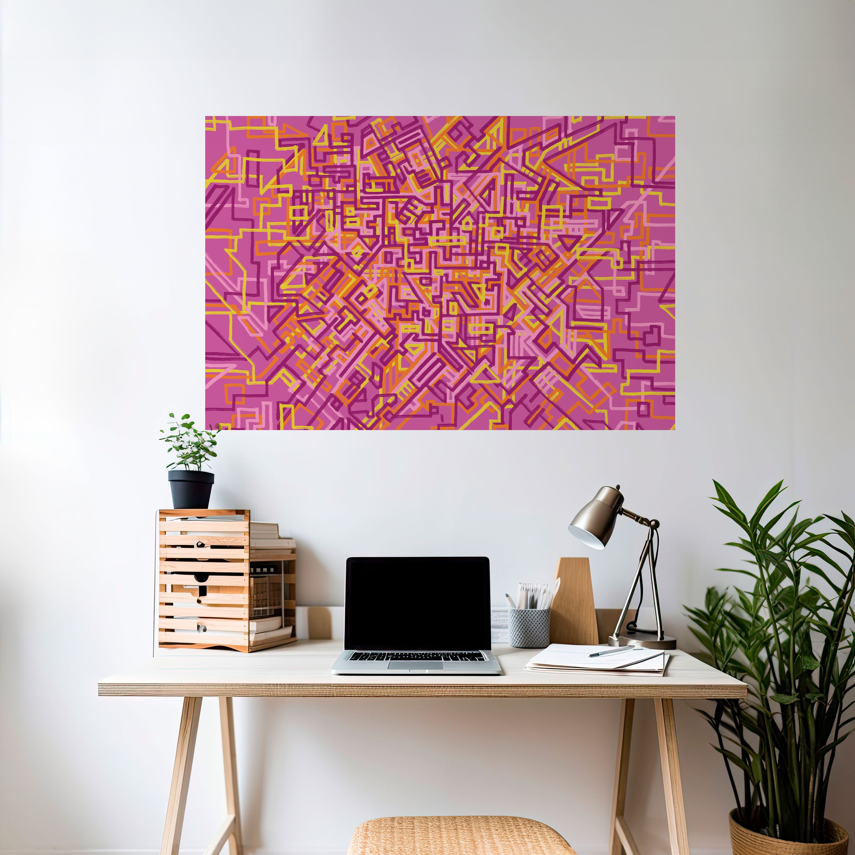 Póster horizontal autoadhesivo LOVELY MEMORIES