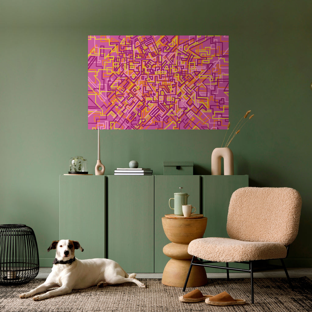 Póster horizontal autoadhesivo LOVELY MEMORIES