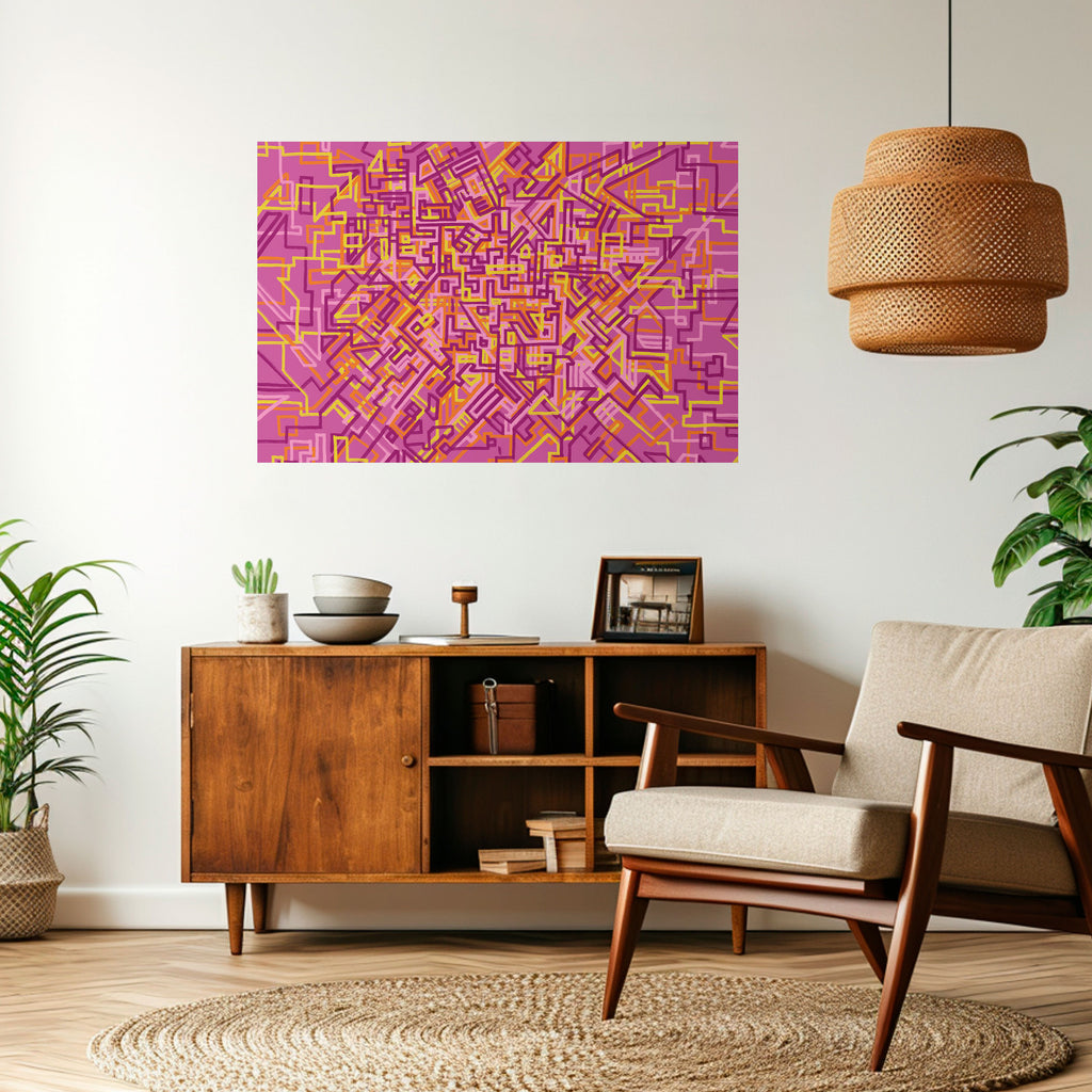 Póster horizontal autoadhesivo LOVELY MEMORIES