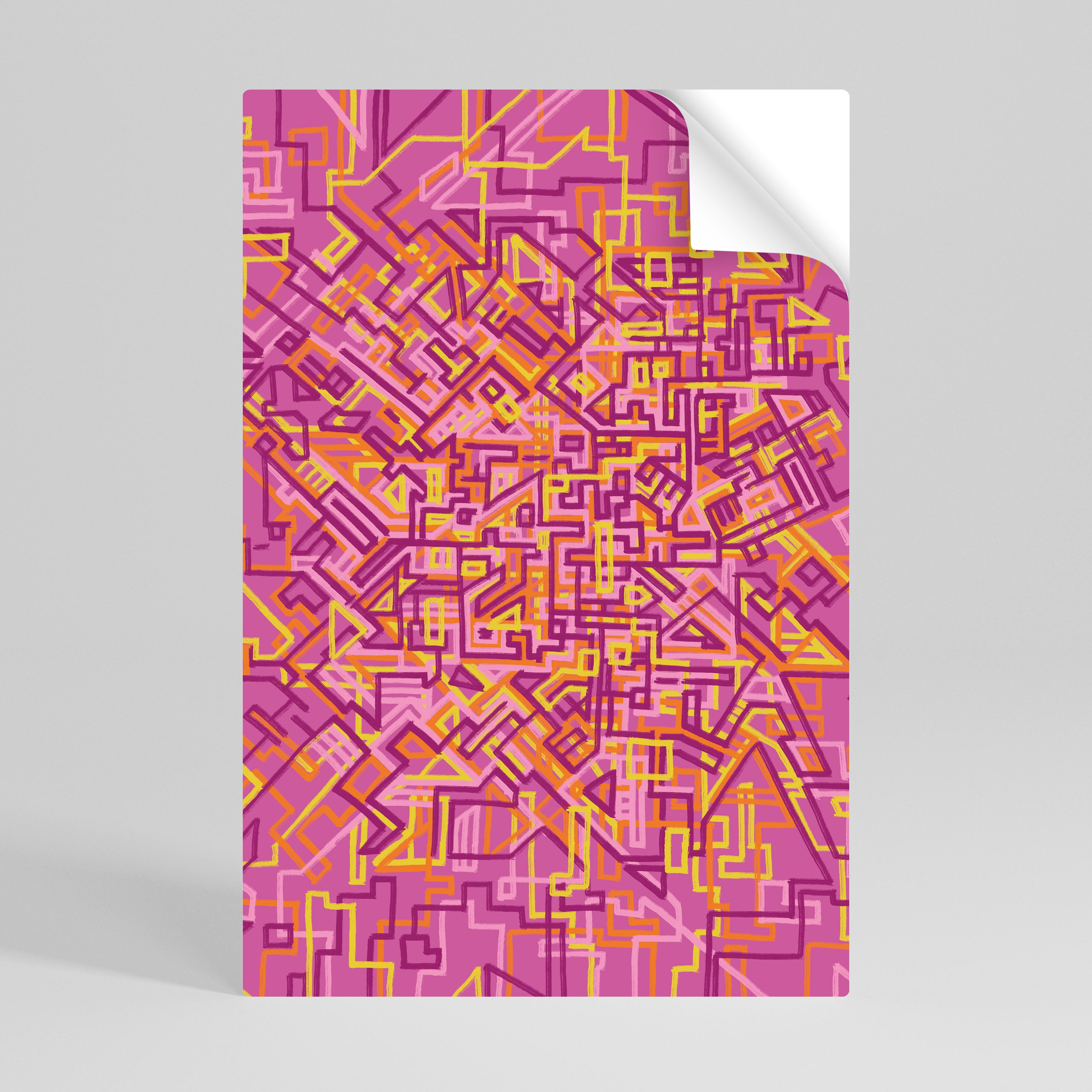 LOVELY MEMORIES Póster adhesivo vertical