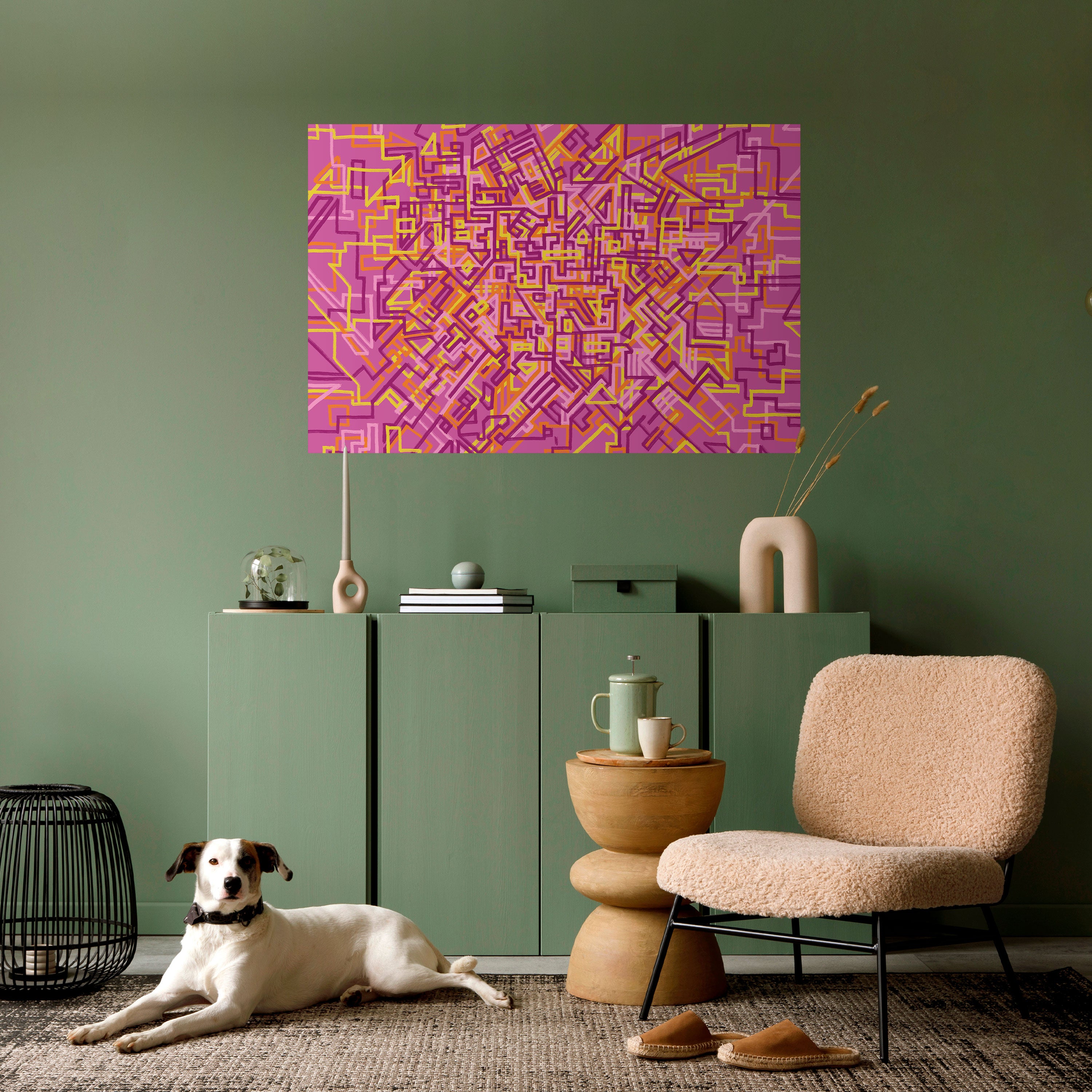 Póster horizontal autoadhesivo LOVELY MEMORIES