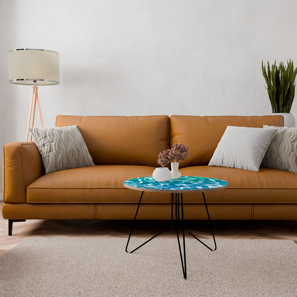 Mesa de centro RECTÁNGULOS TURQUESA 69