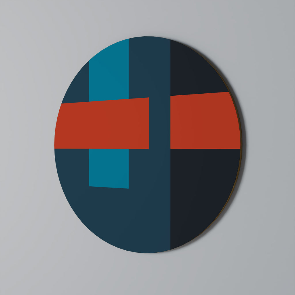 DARK MELANCHOLY Round Wall Art