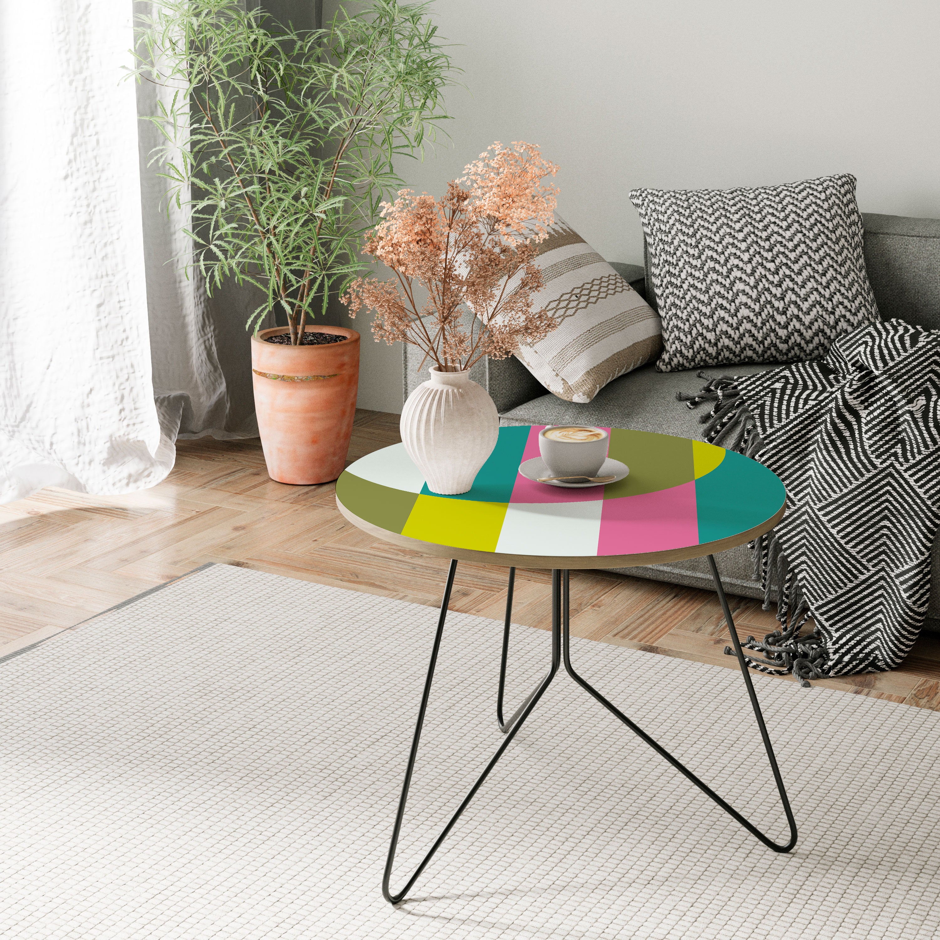 Mesa de centro SYMPHONY de superficie divertida 69