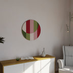SMILING GEOMETRY Round Wall Art