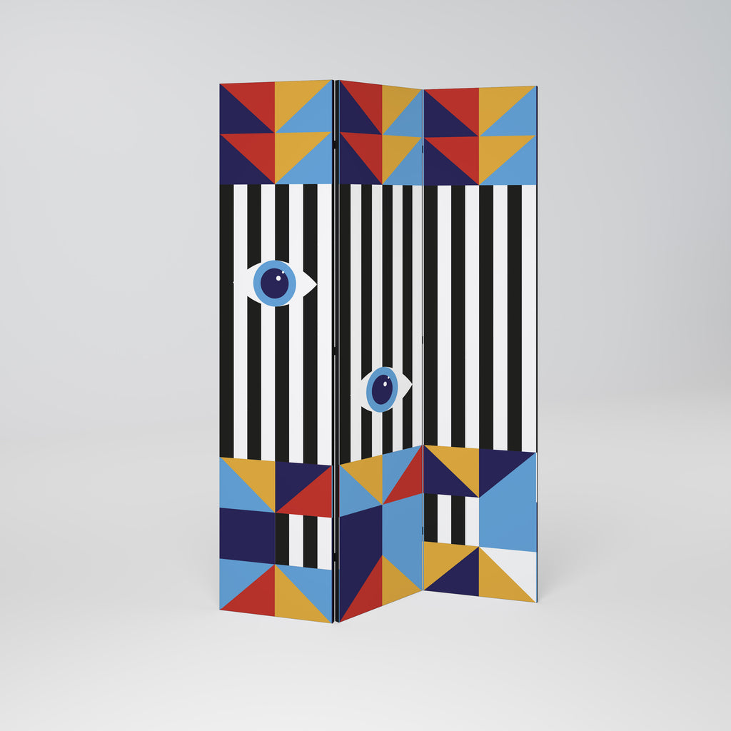 ABSTRACTION AND GEOMETRY Biombo de 3 paneles