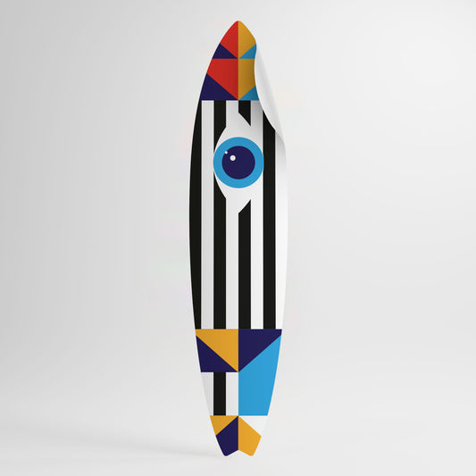 ABSTRACTION AND GEOMETRY Vinilo decorativo de tabla de surf