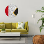BOLD RETRO REVERIE Round Wall Art