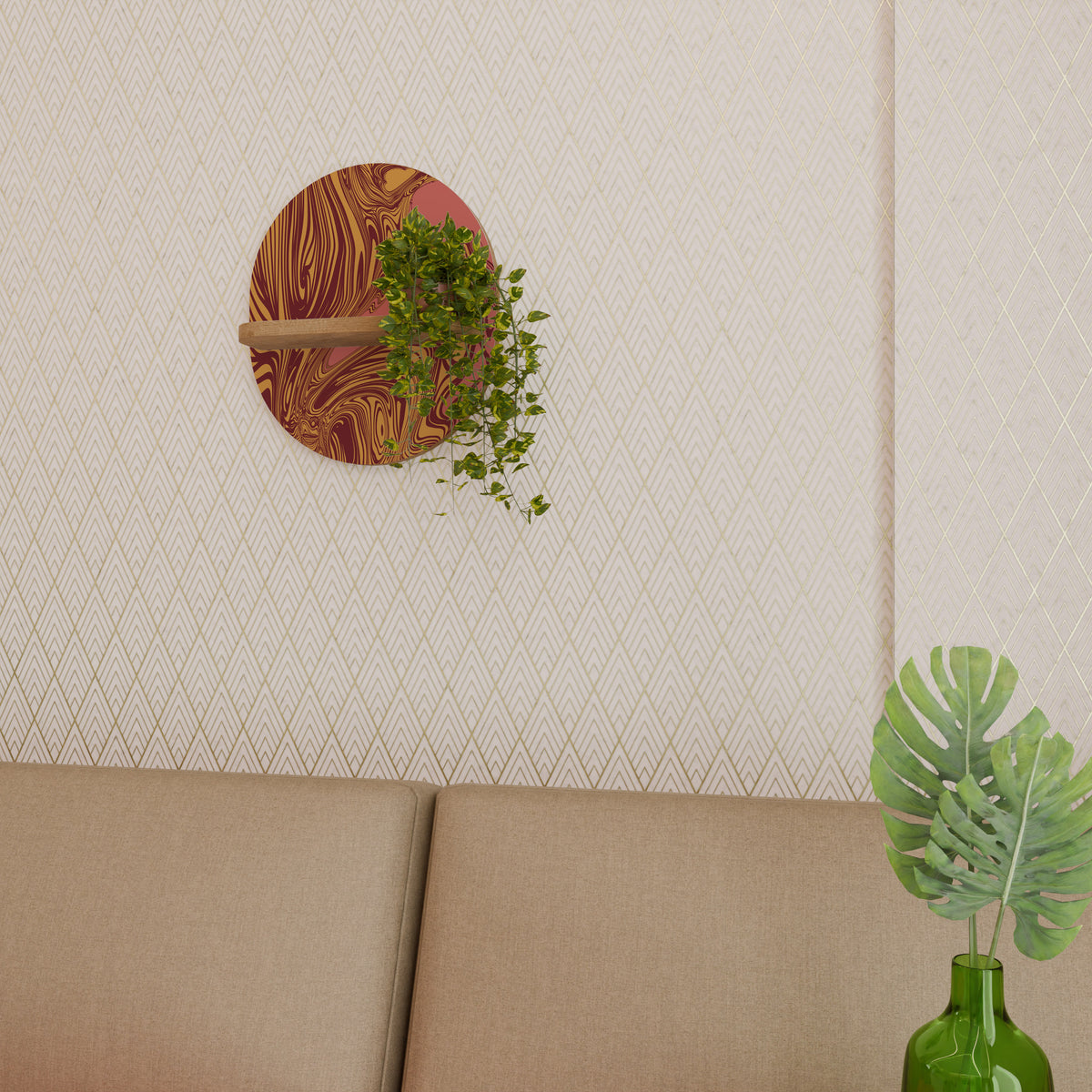 FLOATING THOUGHTS Art Shelf