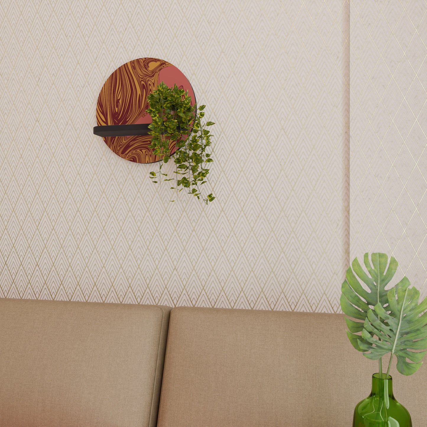FLOATING THOUGHTS Art Shelf