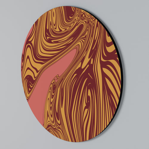 FLOATING THOUGHTS Arte de pared redondo