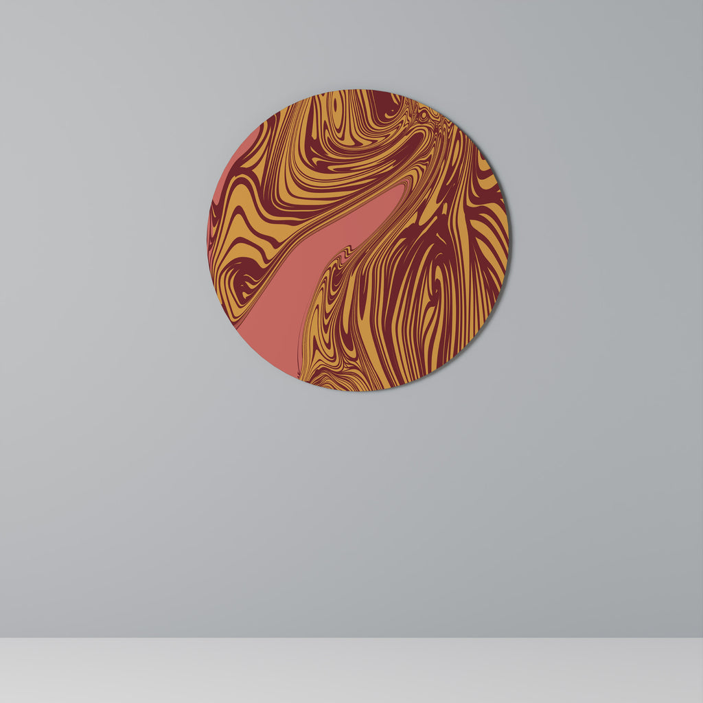 FLOATING THOUGHTS Round Wall Art