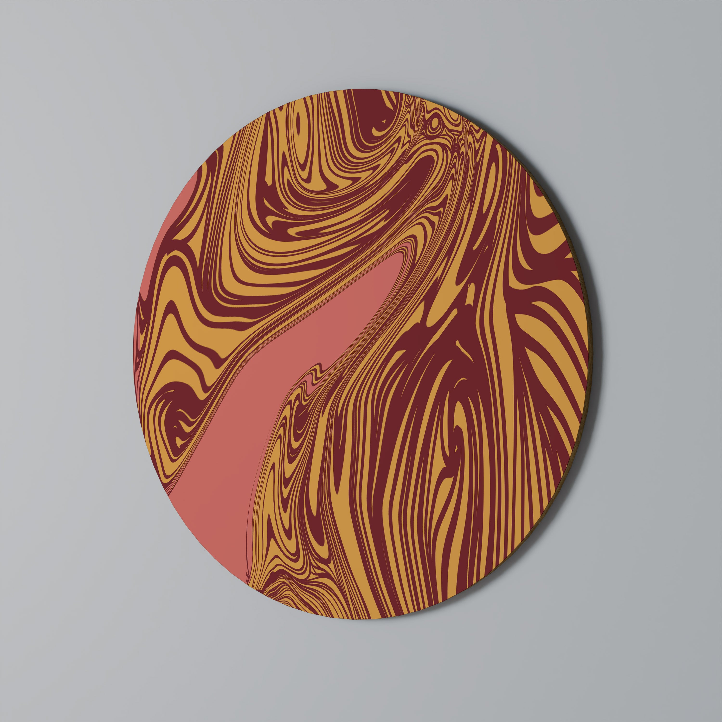 FLOATING THOUGHTS Round Wall Art