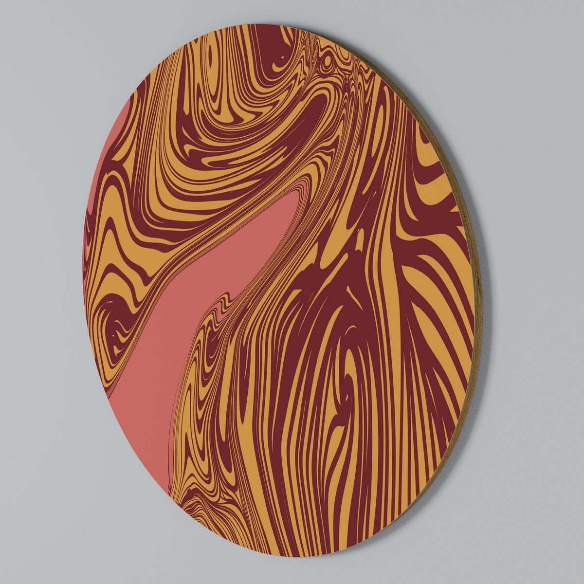 FLOATING THOUGHTS Arte de pared redondo