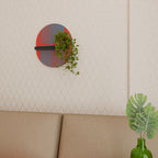 RISING GEOMETRY STARS Estante Ovalado Decorativo en Acabado Negro