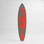 RISING GEOMETRY STARS Panel decorativo de tabla de surf