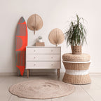 RISING GEOMETRY STARS Panel decorativo de tabla de surf