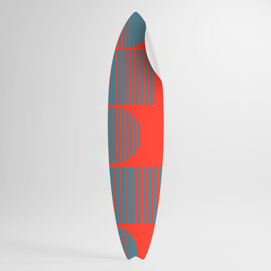 RISING GEOMETRY STARS Vinilo decorativo de tabla de surf