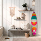 SYMPHONY OF COLORS Panel decorativo de tabla de surf