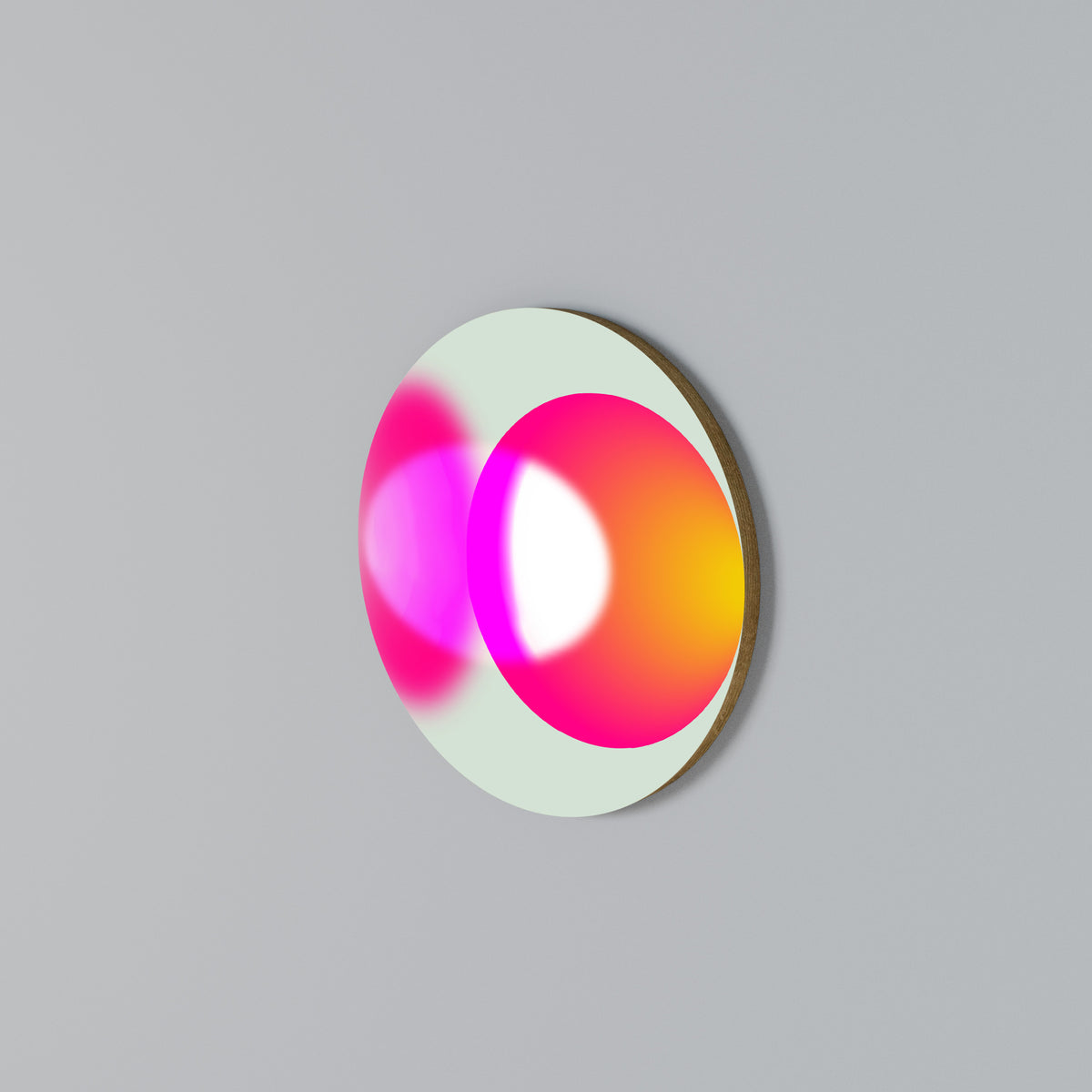 SYMPHONY OF COLORS Round Wall Art