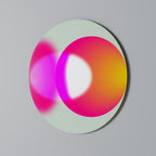 SYMPHONY OF COLORS Decoración de Pared Redonda